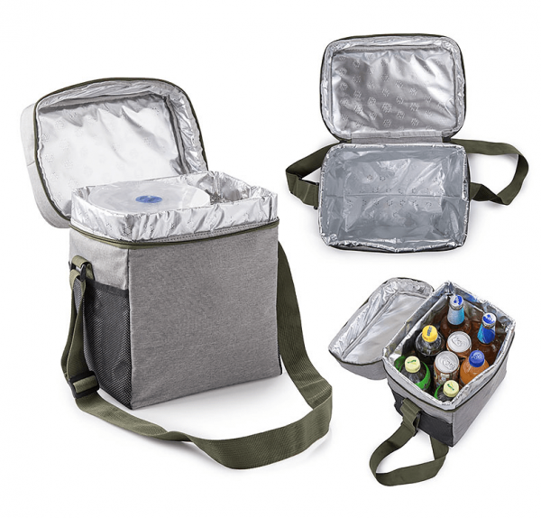 Reusable insulated lunch bags with shoulder strap