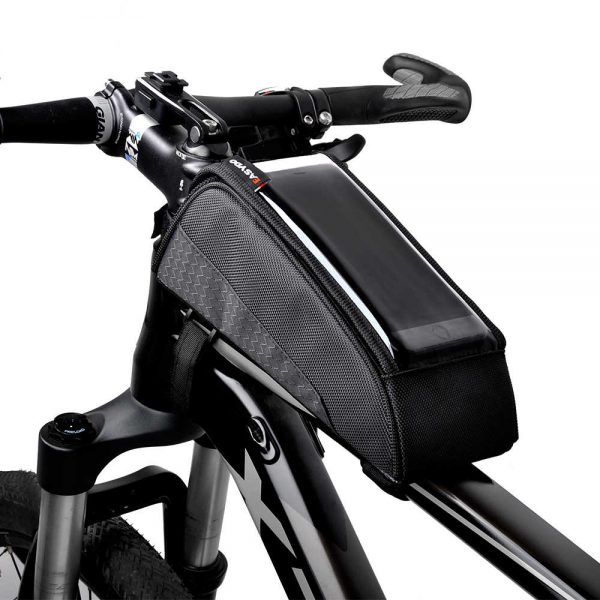 Custom waterproof road bike top tube frame bags