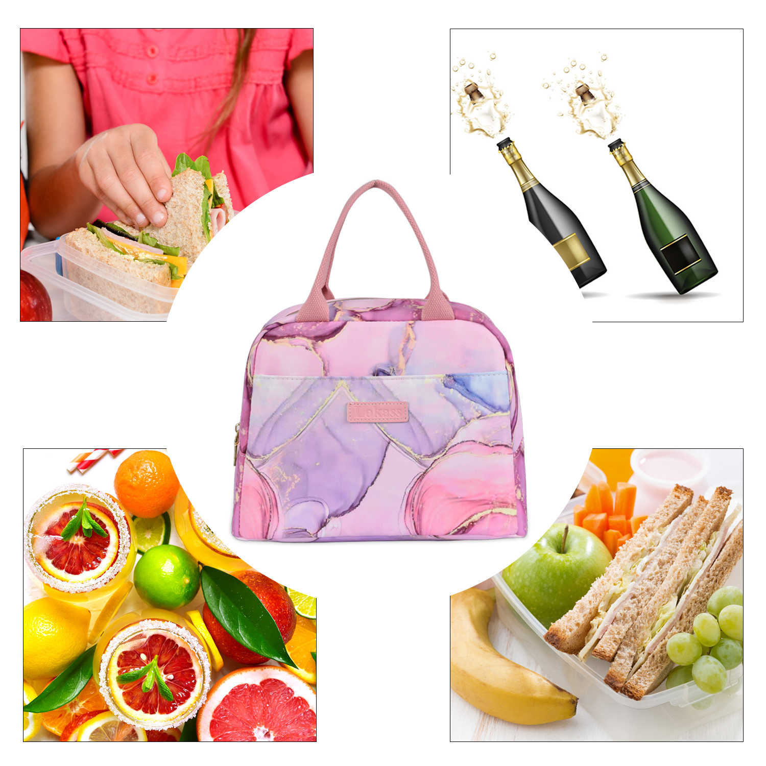 Custom womens lunch bag for work