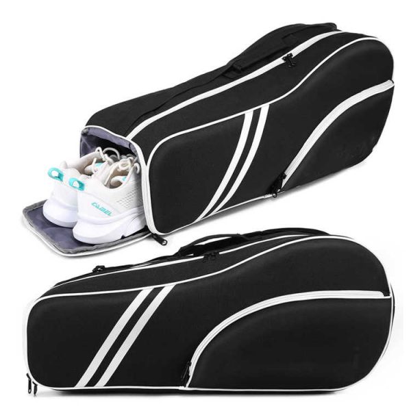Custom badminton kit bag with shoe compartment
