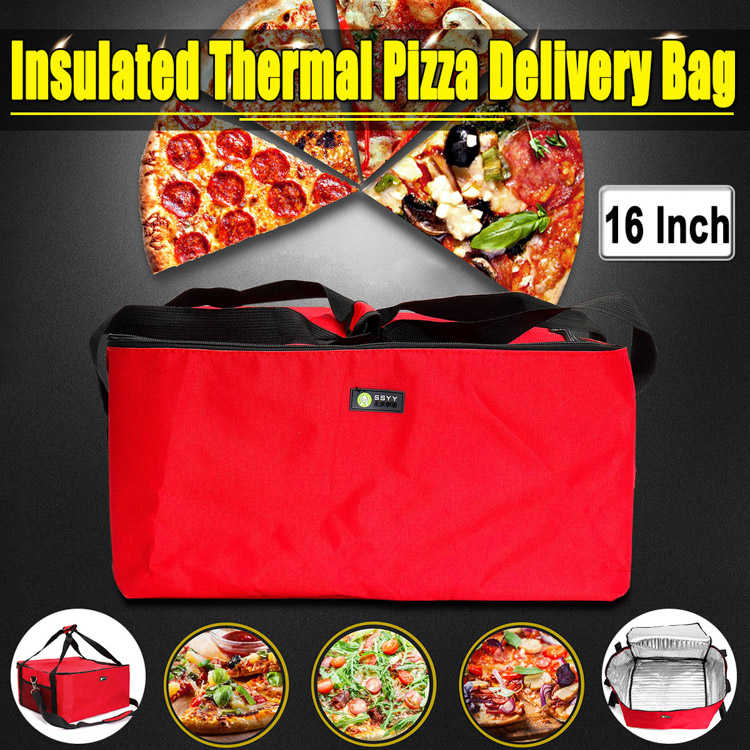 Insulated pizza carrying delivery bags