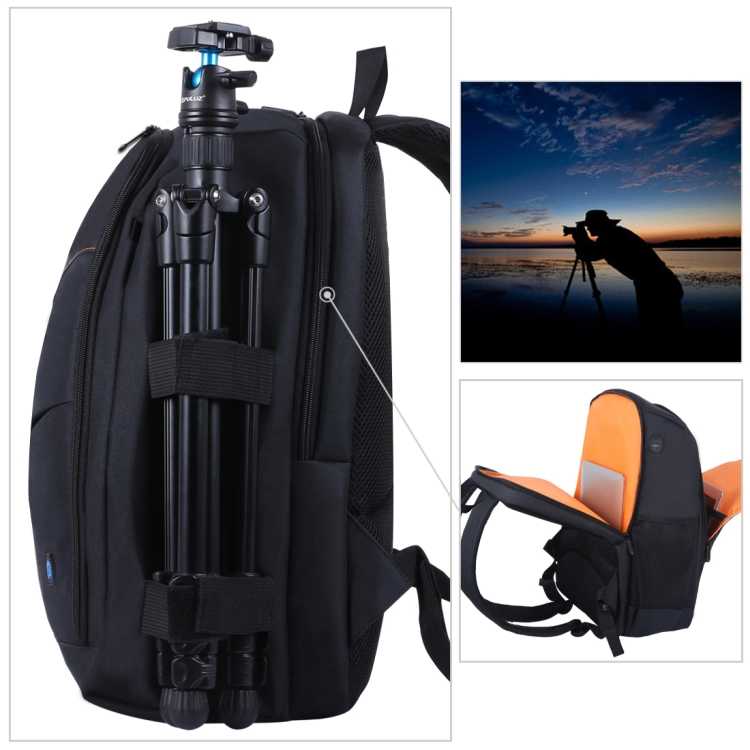 Custom waterproof camera and lens backpack