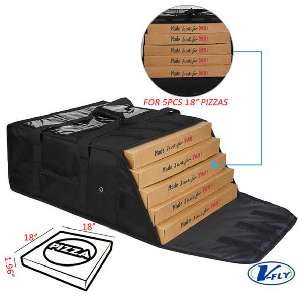 Wholesale insulated pizza delivery bags for sale