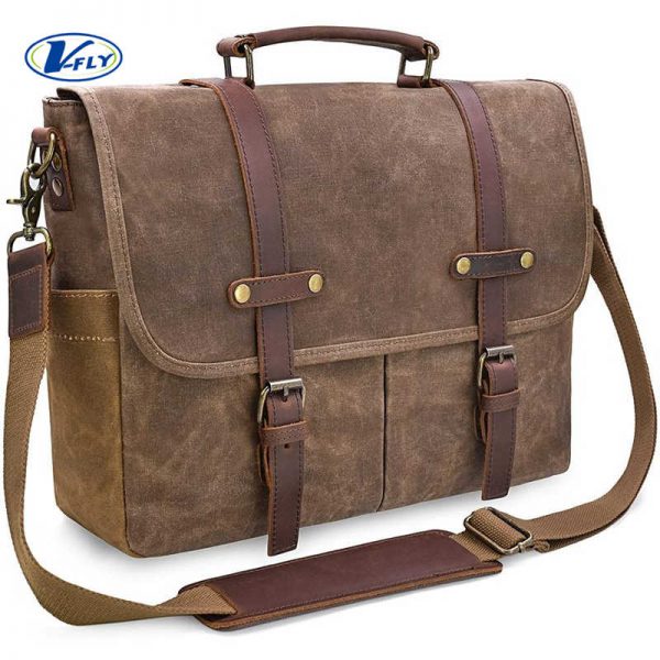 Custom Fashion Designer Pu Leather Laptop Messenger Bags