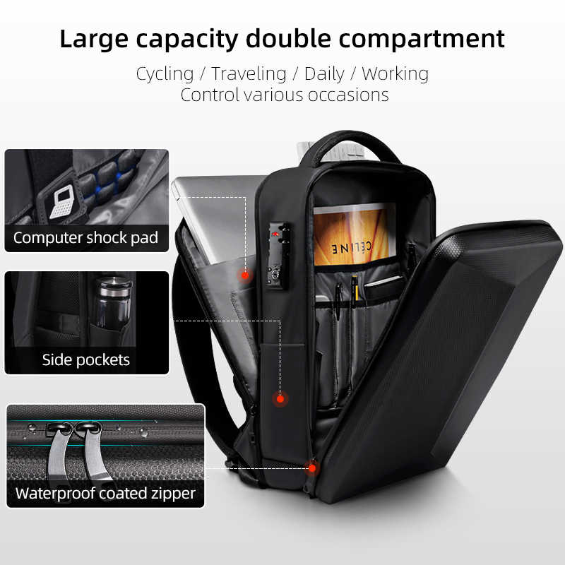 Motorcycle backpack for laptop
