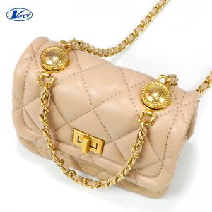 Womens Fashion Designer Shoulder Bags with Gold Chain Strap