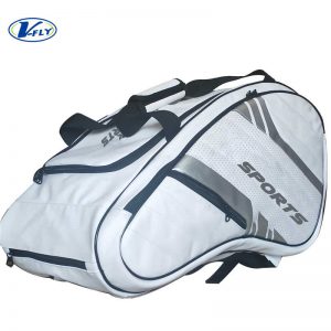 Custom PU Leather Paddle Tennis Rackets Tote Backpack