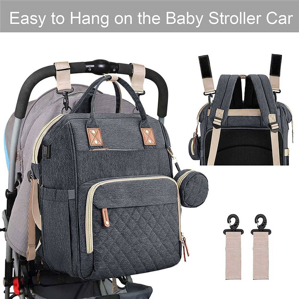 Diaper bag with insulated pocket