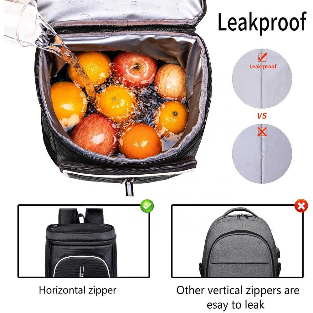 Insulated picnic cooler backpack