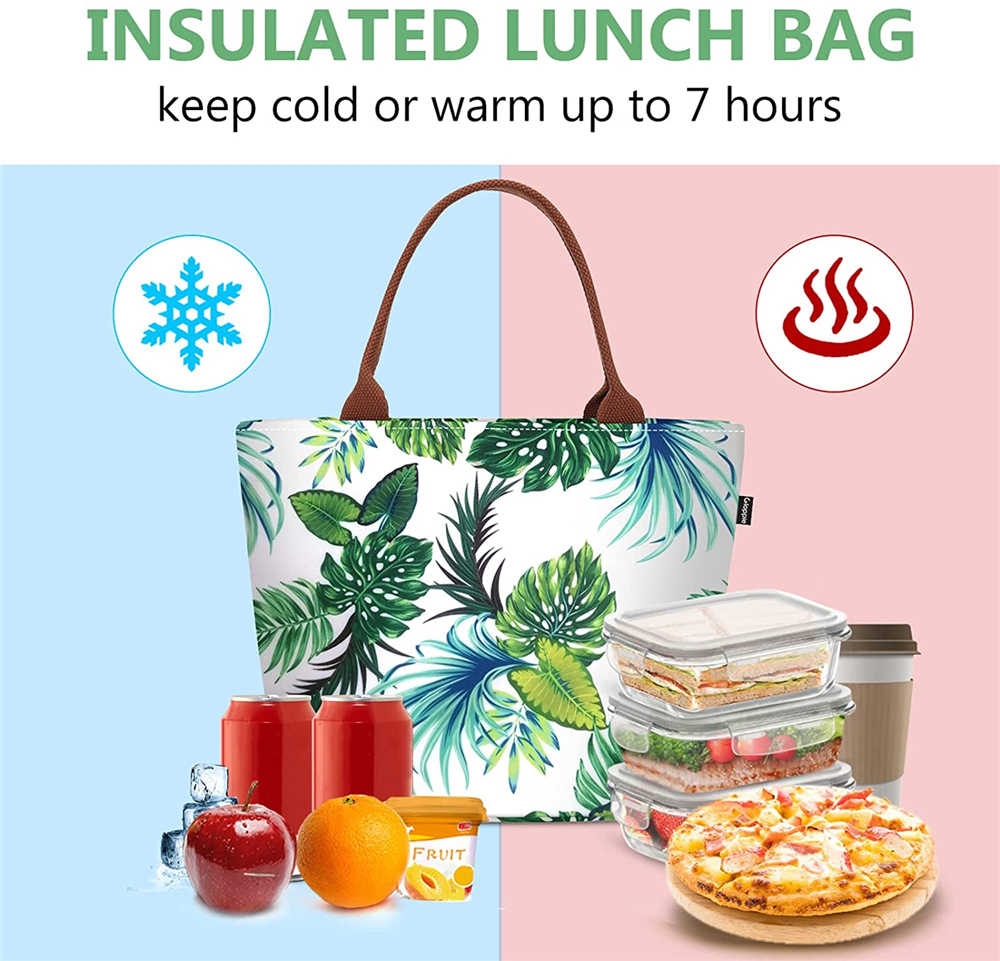 Women's insulated lunch tote