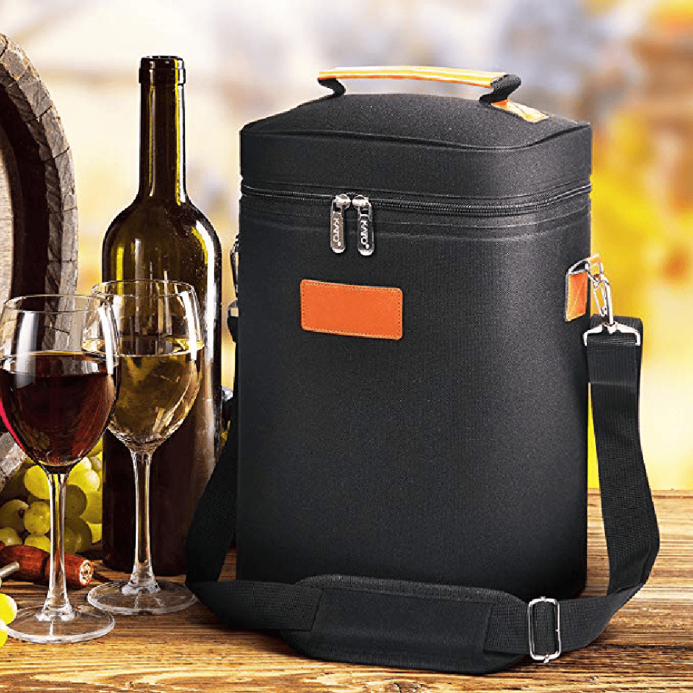 Cooler bag for wine bottles