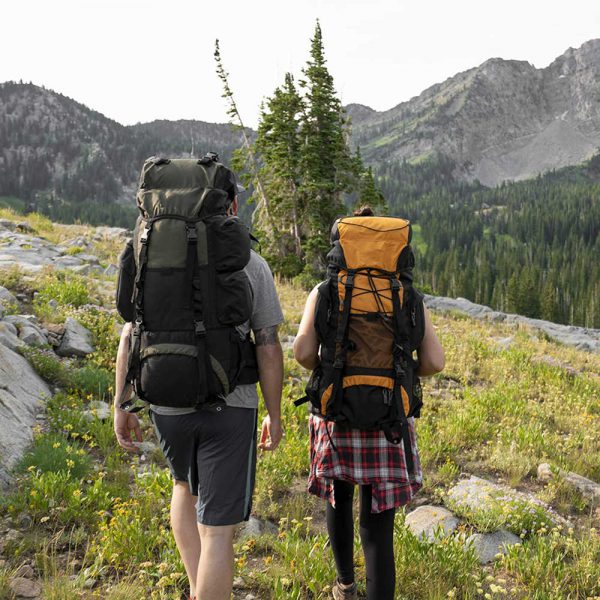 55 L mountain hiking backpack