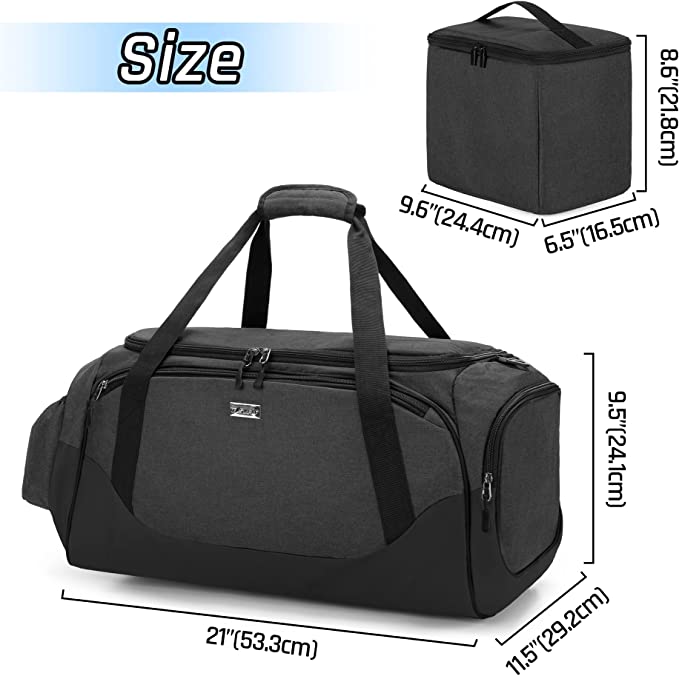 Gym sports duffle cooler bags